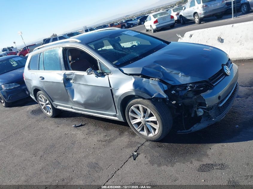 2017 Volkswagen Golf Alltrack Tsi S/Tsi Se/Tsi Sel VIN: 3VWH17AU7HM518915 Lot: 43923069