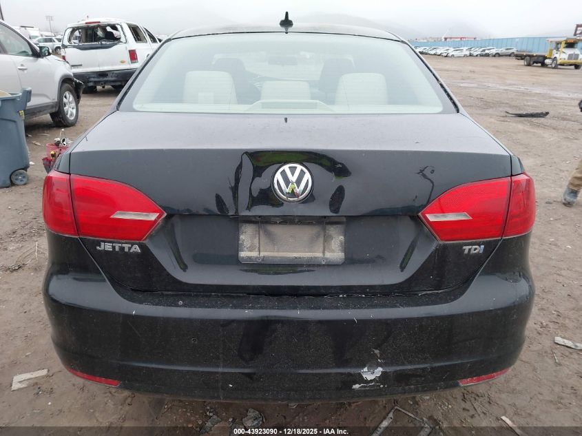 2011 Volkswagen Jetta 2.0L Tdi VIN: 3VWLL7AJ6BM101299 Lot: 43923090
