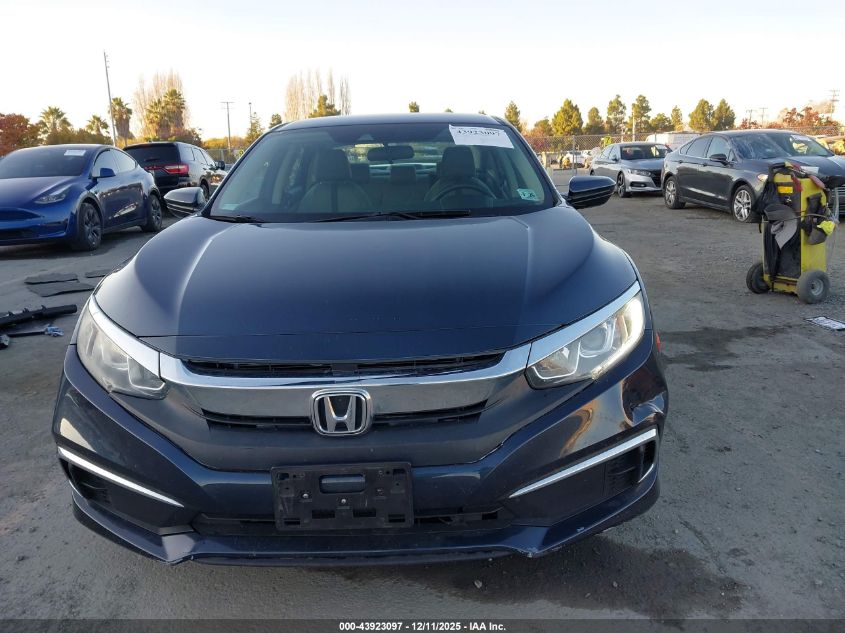 2021 Honda Civic Lx VIN: 2HGFC2F69MH536344 Lot: 43923097