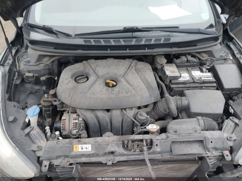 2014 Hyundai Elantra Se VIN: 5NPDH4AE3EH487037 Lot: 43923106