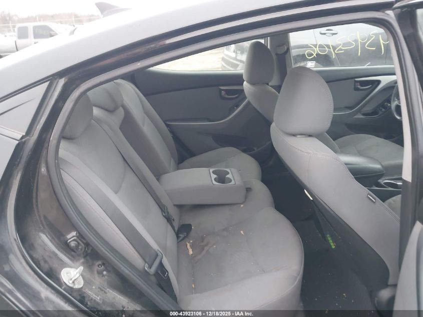 2014 Hyundai Elantra Se VIN: 5NPDH4AE3EH487037 Lot: 43923106