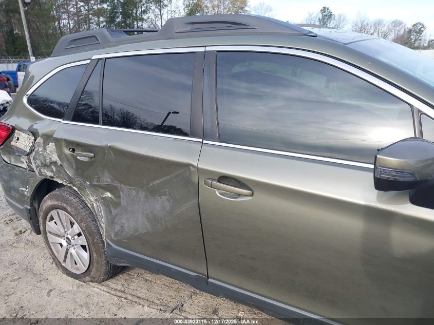 2017 Subaru Outback 2.5I Premium VIN: 4S4BSAFC6H3203121 Lot: 43923115