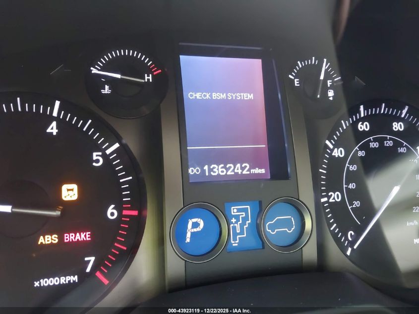 2014 Lexus Gx 460 VIN: JTJBM7FX2E5080743 Lot: 43923119