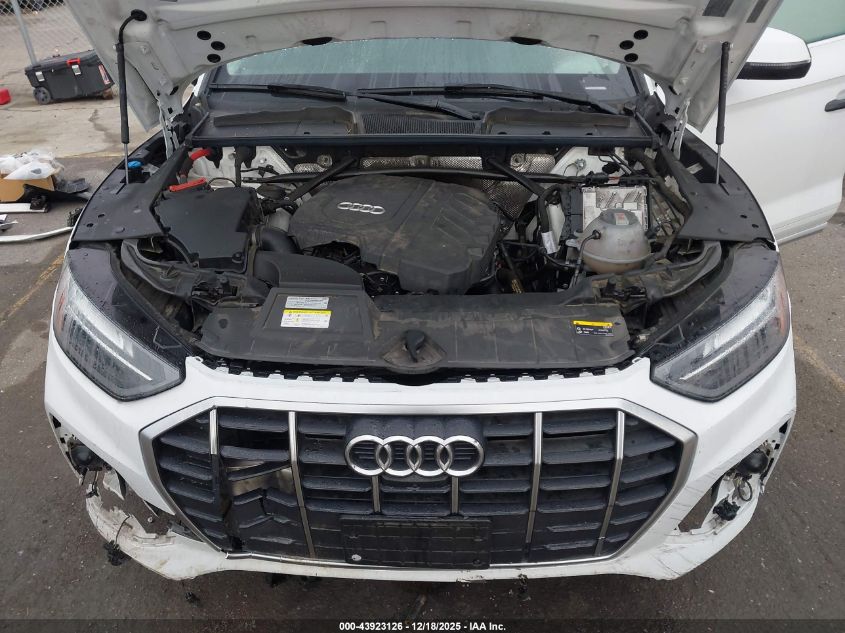 2021 Audi Q5 Premium Plus 45 Tfsi Quattro S Tronic VIN: WA1BAAFYXM2070537 Lot: 43923126