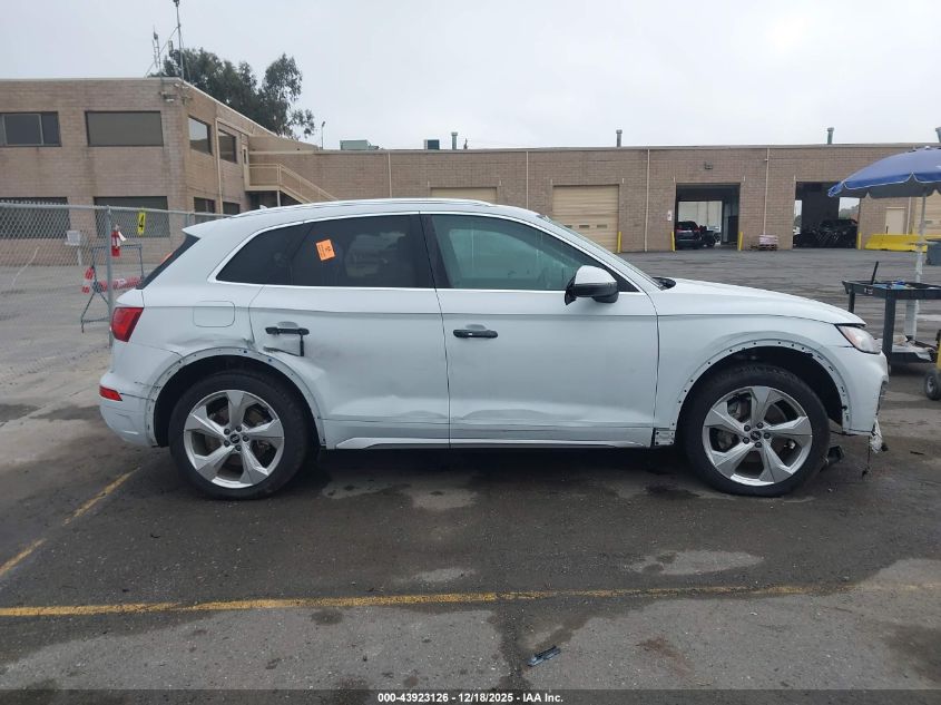 2021 Audi Q5 Premium Plus 45 Tfsi Quattro S Tronic VIN: WA1BAAFYXM2070537 Lot: 43923126