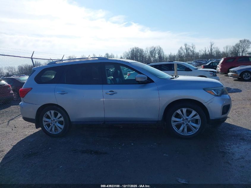 2017 Nissan Pathfinder Sl VIN: 5N1DR2MN8HC613059 Lot: 43923188