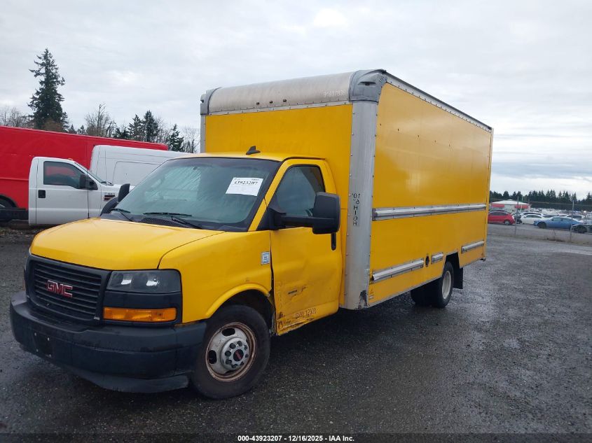 2018 GMC Savana Cutaway Work Van VIN: 7GZ37TCG1JN900593 Lot: 43923207