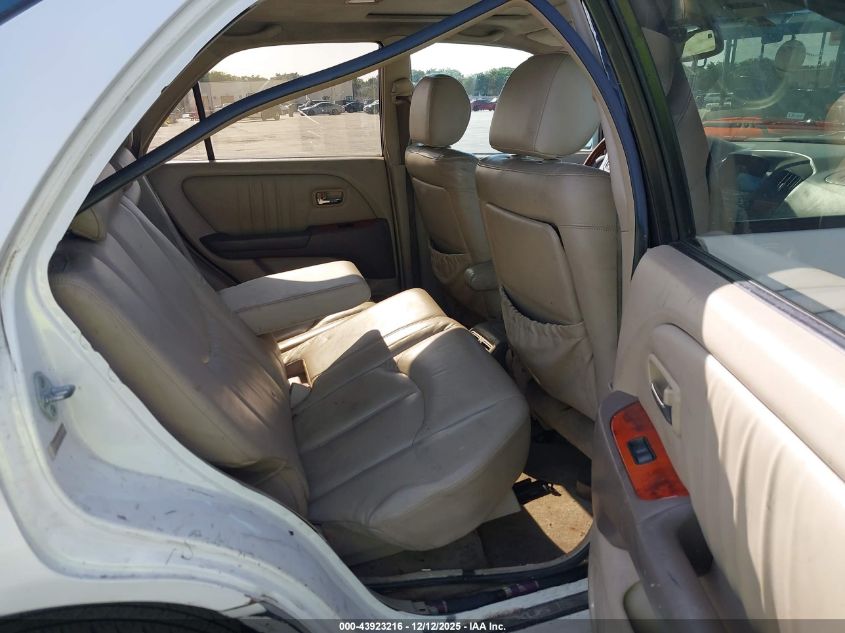 2003 Lexus Rx 300 VIN: JTJGF10U830152146 Lot: 43923216