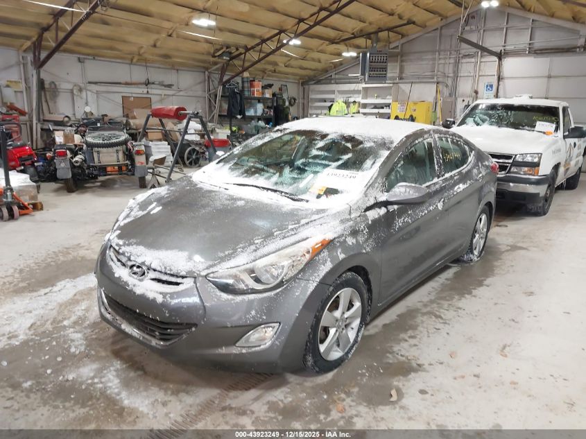 2013 Hyundai Elantra Gls VIN: 5NPDH4AE1DH441284 Lot: 43923249