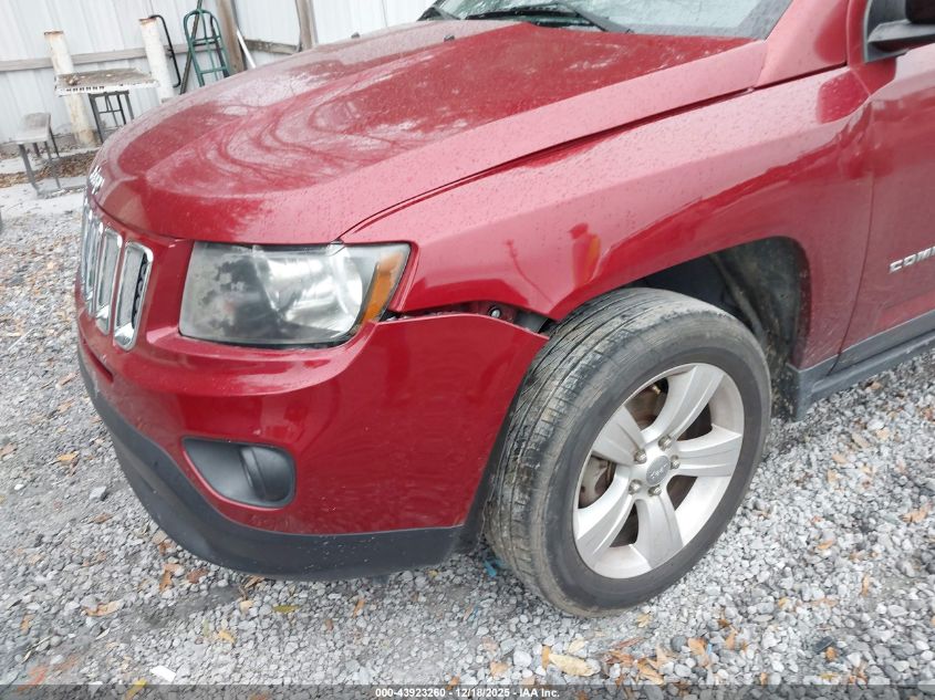 2016 Jeep Compass Sport VIN: 1C4NJCBA7GD665121 Lot: 43923260