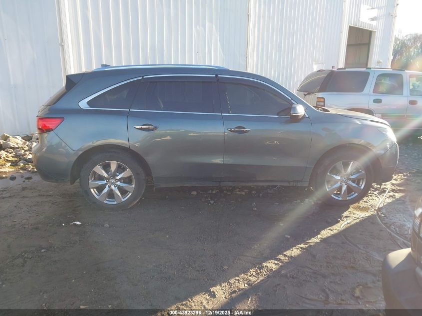 2014 Acura Mdx Advance Pkg W/Entertainment Pkg VIN: 5FRYD4H80EB039395 Lot: 43923296