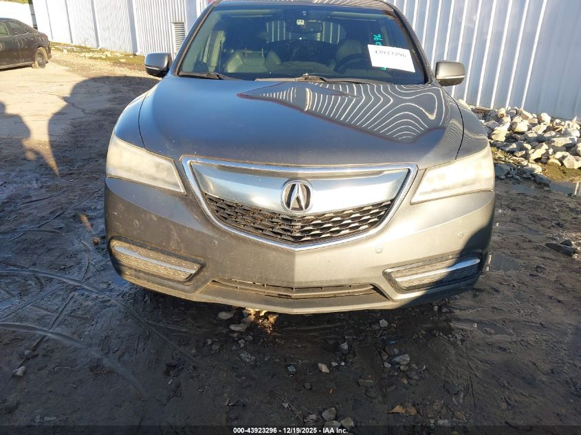 2014 Acura Mdx Advance Pkg W/Entertainment Pkg VIN: 5FRYD4H80EB039395 Lot: 43923296