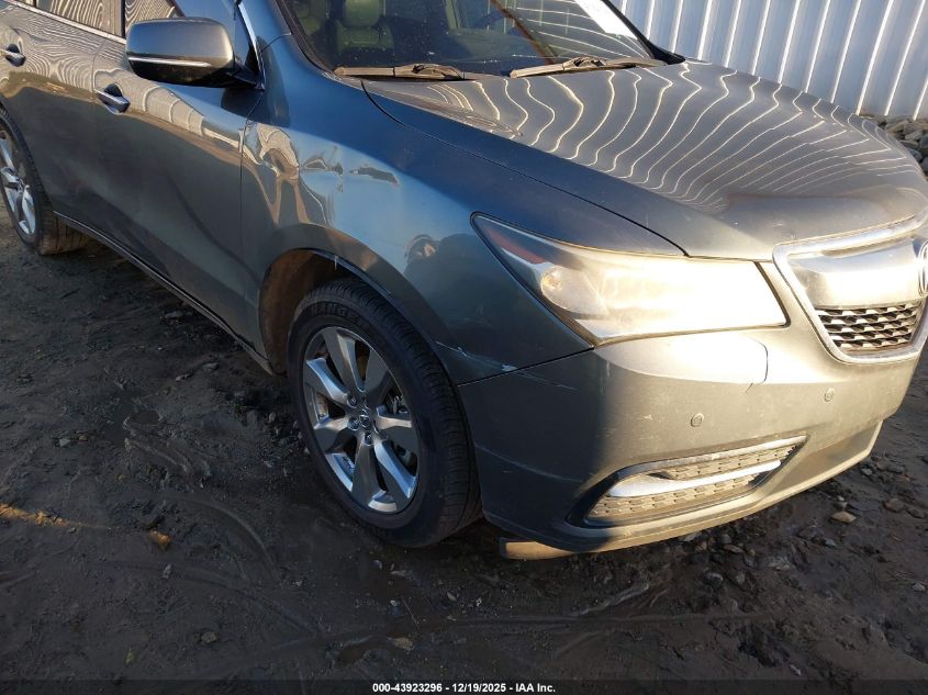 2014 Acura Mdx Advance Pkg W/Entertainment Pkg VIN: 5FRYD4H80EB039395 Lot: 43923296