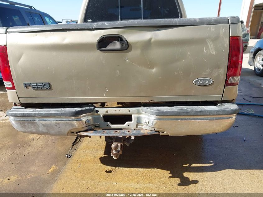 2000 Ford F-250 Lariat/Xl/Xlt VIN: 1FTNW20F4YEA47101 Lot: 43923309