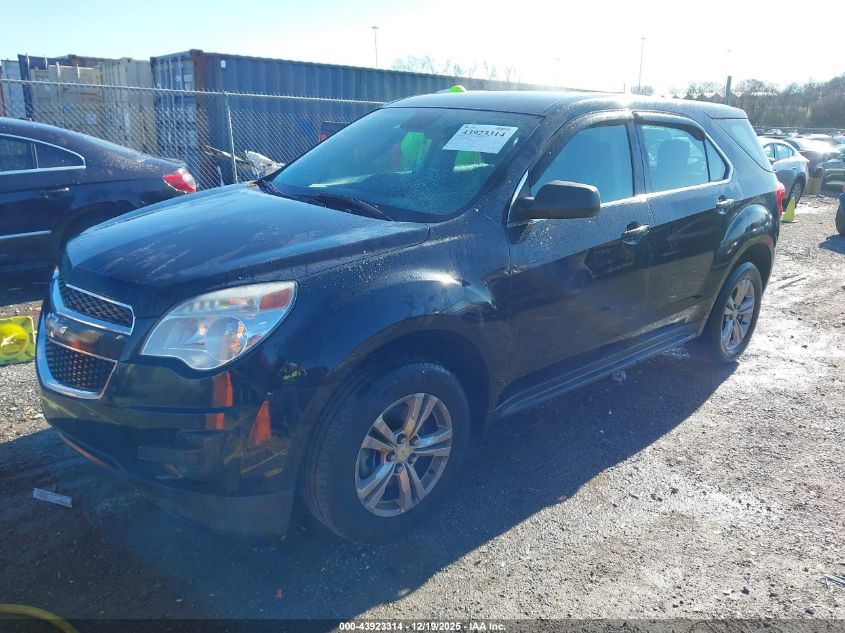 2013 Chevrolet Equinox Ls VIN: 2GNALBEK3D6358912 Lot: 43923314
