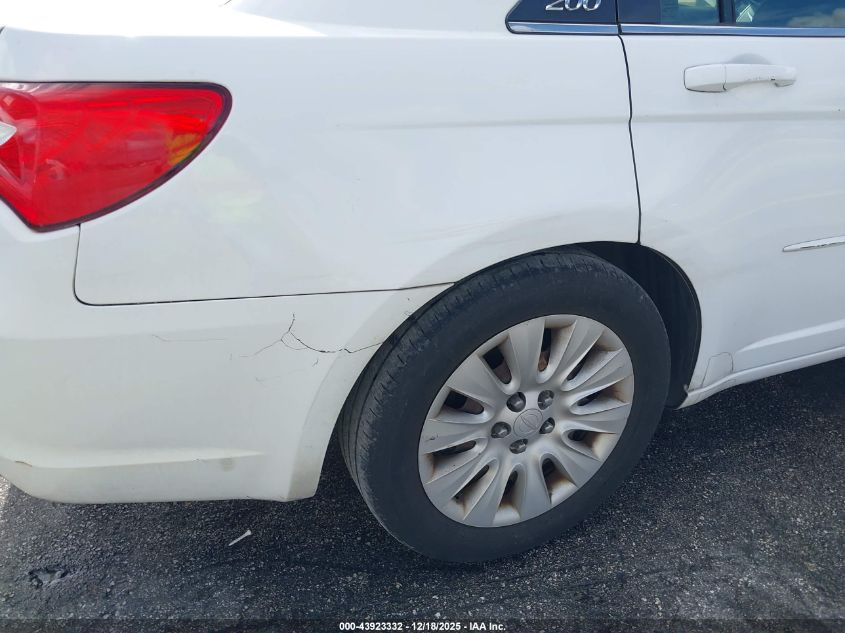 2012 Chrysler 200 Lx VIN: 1C3CCBABXCN325881 Lot: 43923332