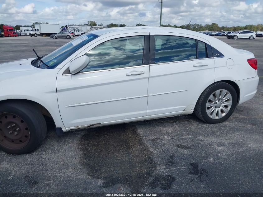 2012 Chrysler 200 Lx VIN: 1C3CCBABXCN325881 Lot: 43923332
