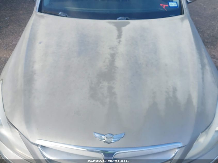 2013 Hyundai Genesis 3.8 VIN: KMHGC4DD8DU241180 Lot: 43923345