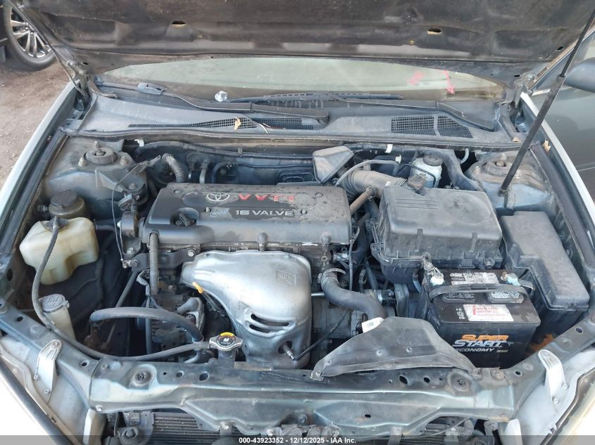 2002 Toyota Camry Le VIN: JTDBE32K820034278 Lot: 43923352