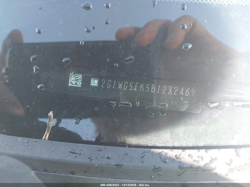 2G1WG5EK5B1282469 2011 CHEVROLET IMPALA photo no. 9