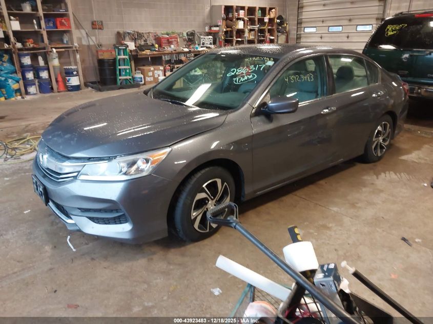 2017 Honda Accord Lx VIN: 1HGCR2F3XHA286317 Lot: 43923483