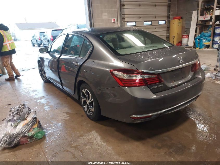 2017 Honda Accord Lx VIN: 1HGCR2F3XHA286317 Lot: 43923483