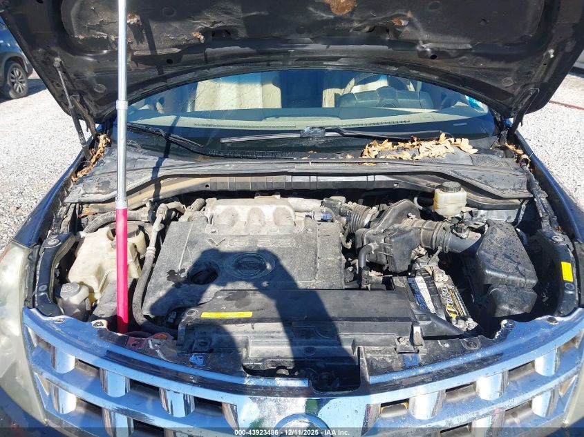 2005 Nissan Murano Se VIN: JN8AZ08T85W306218 Lot: 43923486