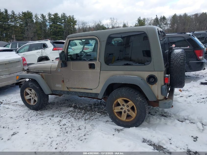 2005 Jeep Wrangler Rubicon VIN: 1J4FA69S95P306847 Lot: 43923505