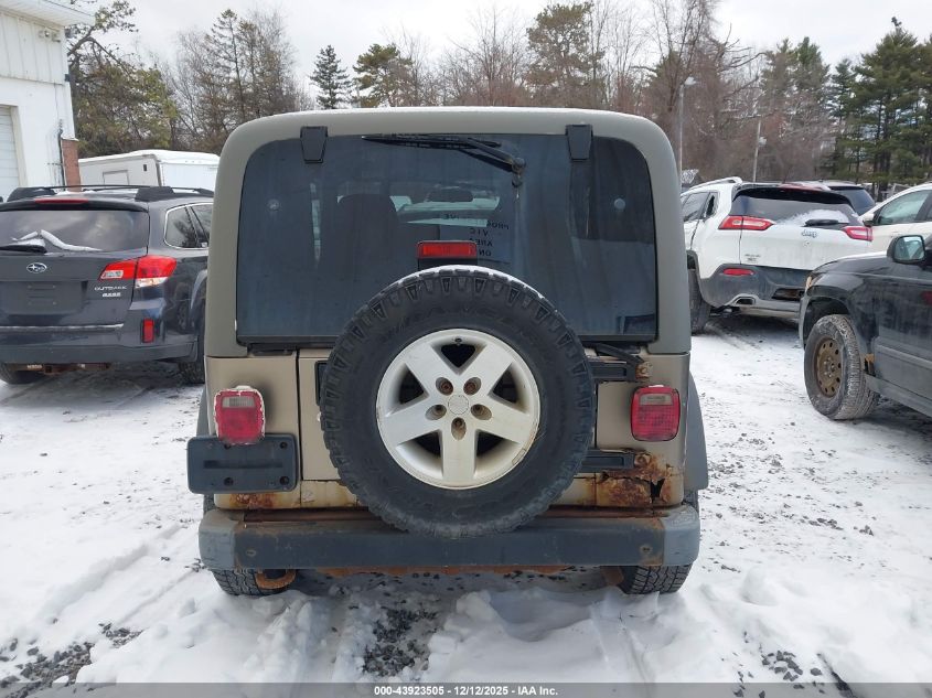 2005 Jeep Wrangler Rubicon VIN: 1J4FA69S95P306847 Lot: 43923505