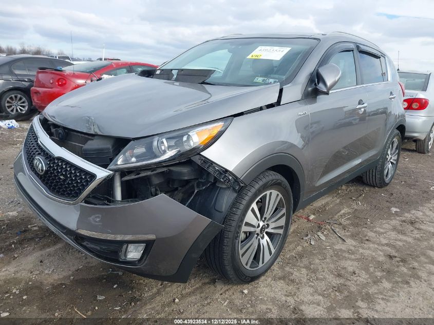 2016 Kia Sportage Ex VIN: KNDPCCAC9G7835354 Lot: 43923534