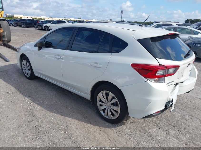 Vin: 4s3gtab66p3702183, lot: 44419186, subaru impreza base 5-door 20233