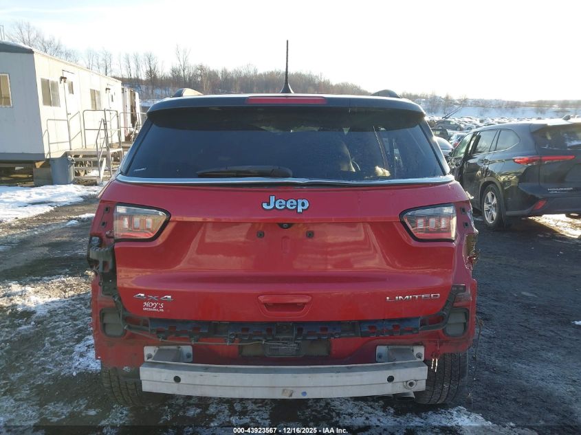 2017 Jeep New Compass Limited 4X4 VIN: 3C4NJDCB6HT680248 Lot: 43923567