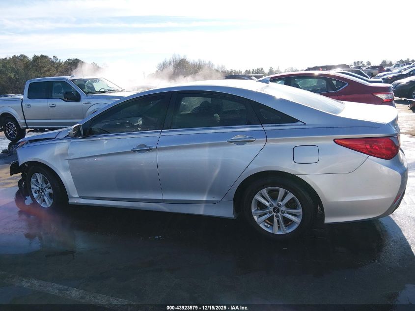 2014 Hyundai Sonata Gls VIN: 5NPEB4AC4EH879075 Lot: 43923579
