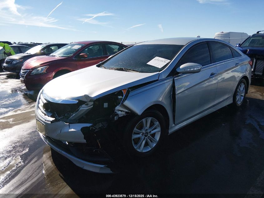2014 Hyundai Sonata Gls VIN: 5NPEB4AC4EH879075 Lot: 43923579