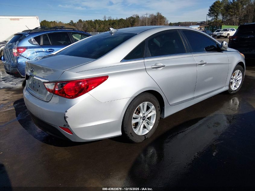 2014 Hyundai Sonata Gls VIN: 5NPEB4AC4EH879075 Lot: 43923579