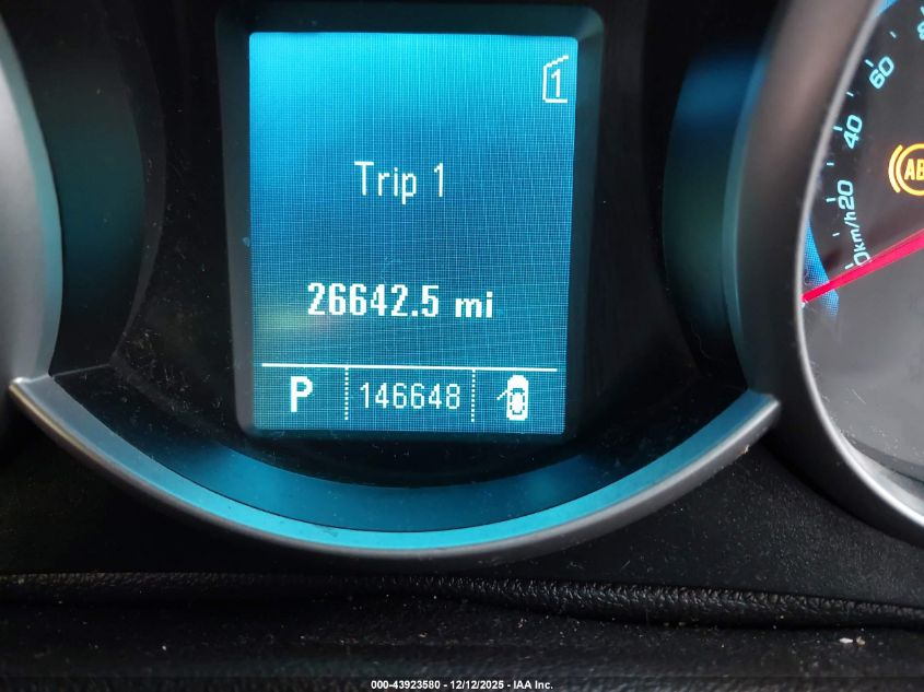 2011 Chevrolet Cruze Lt VIN: 1G1PE5S99B7115756 Lot: 43923580