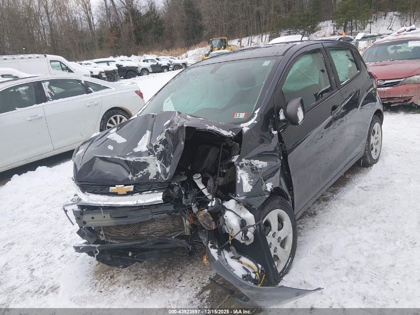 2021 Chevrolet Spark Fwd Ls Manual VIN: KL8CA6SA3MC726564 Lot: 43923597