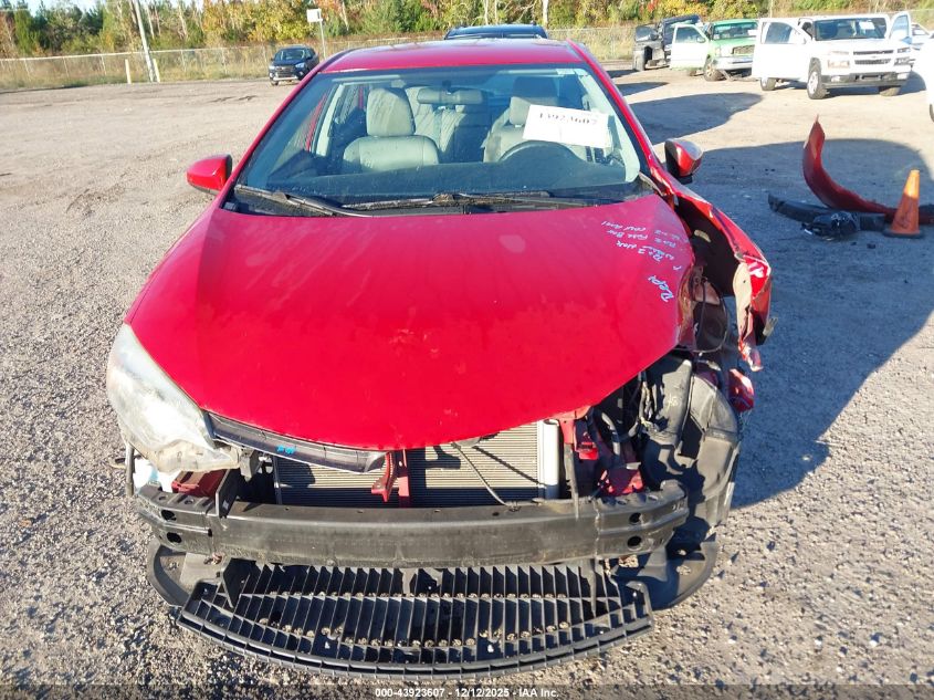 2015 Toyota Corolla Le VIN: 2T1BURHE8FC366689 Lot: 43923607