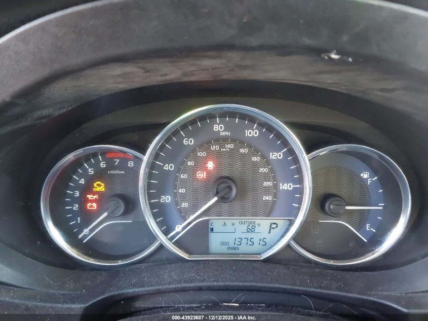 2015 Toyota Corolla Le VIN: 2T1BURHE8FC366689 Lot: 43923607