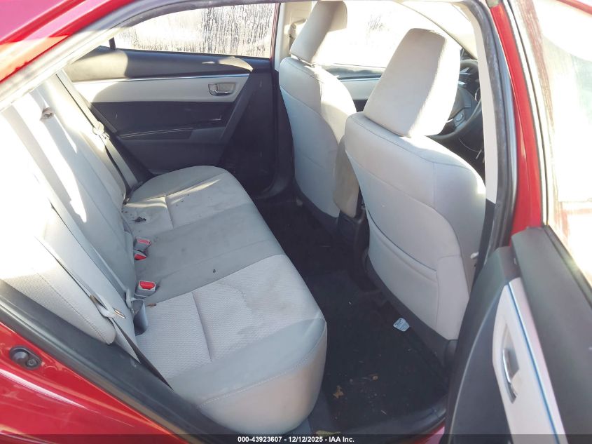 2015 Toyota Corolla Le VIN: 2T1BURHE8FC366689 Lot: 43923607