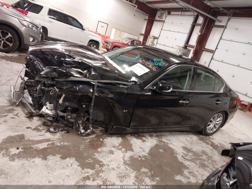 2014 Infiniti Q50 Premium VIN: JN1BV7AR3EM688613 Lot: 43923616