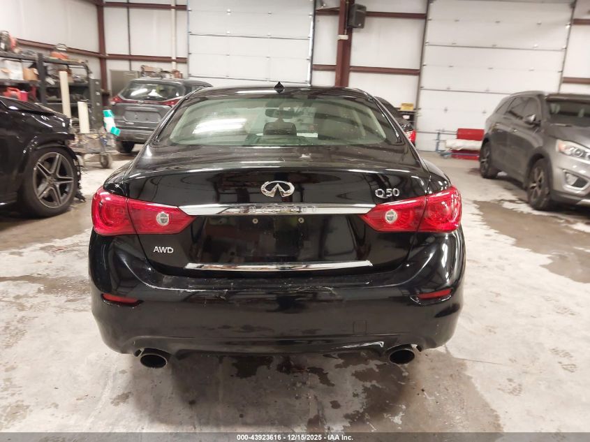 2014 Infiniti Q50 Premium VIN: JN1BV7AR3EM688613 Lot: 43923616