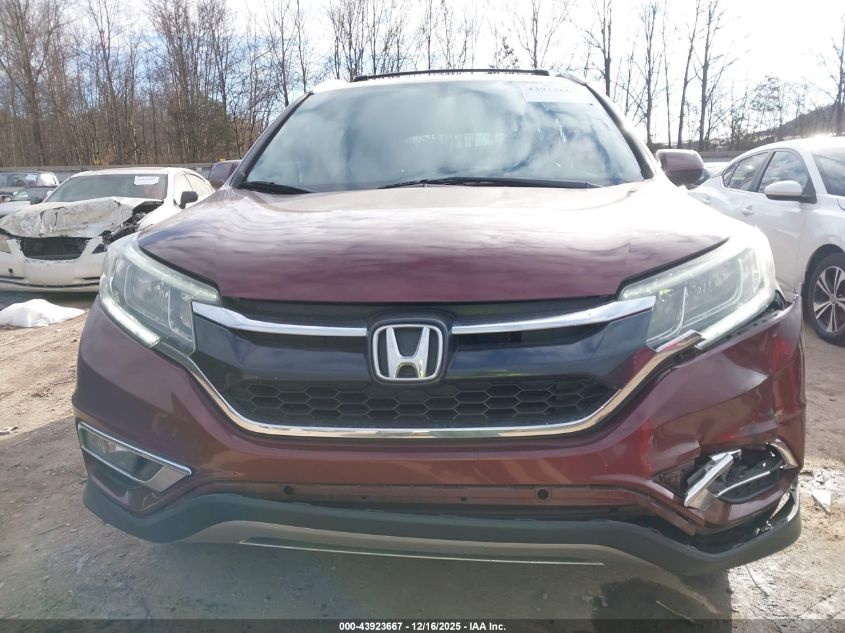 2015 Honda Cr-V Ex-L VIN: 2HKRM4H76FH646966 Lot: 43923667