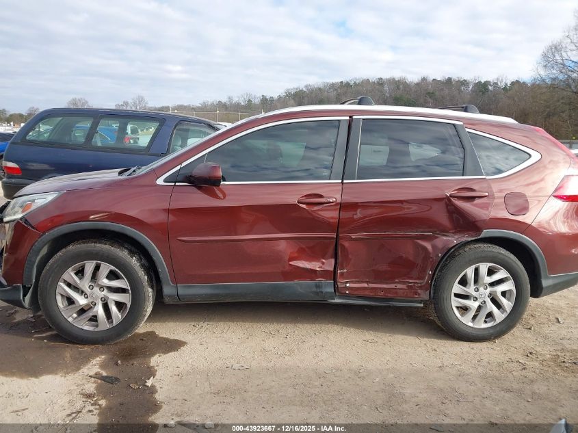 2015 Honda Cr-V Ex-L VIN: 2HKRM4H76FH646966 Lot: 43923667