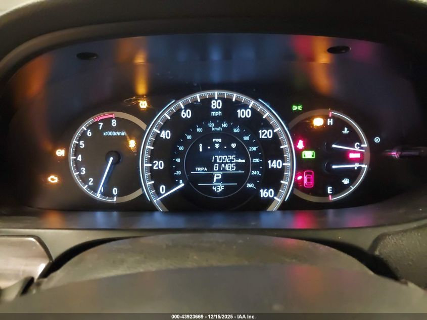 2017 Honda Accord Ex-L VIN: 1HGCR2F83HA217500 Lot: 43923669