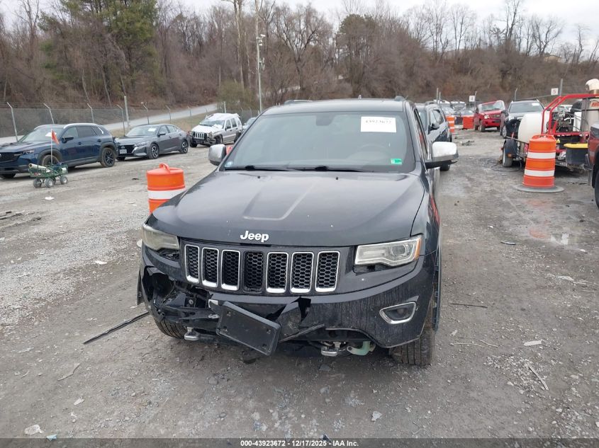 2014 Jeep Grand Cherokee Overland VIN: 1C4RJFCG8EC587389 Lot: 43923672