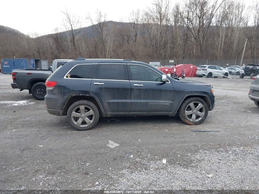 2014 Jeep Grand Cherokee Overland VIN: 1C4RJFCG8EC587389 Lot: 43923672