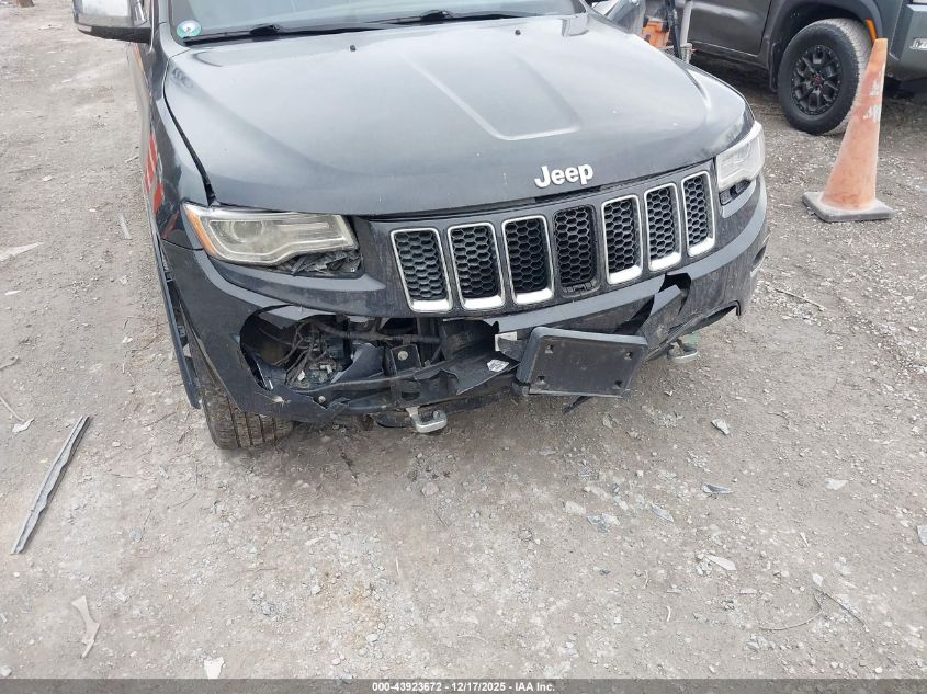 2014 Jeep Grand Cherokee Overland VIN: 1C4RJFCG8EC587389 Lot: 43923672