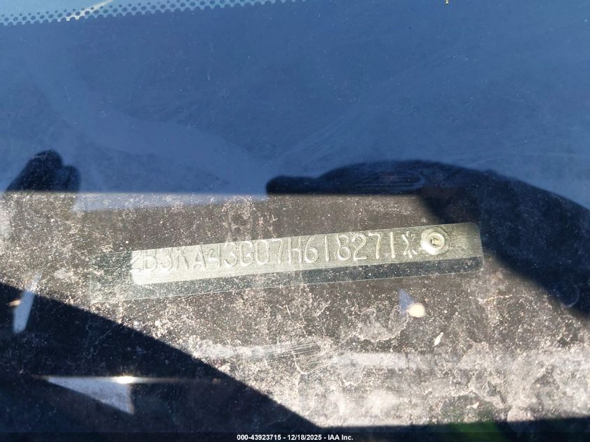 2007 Dodge Charger VIN: 2B3KA43G07H618271 Lot: 43923715