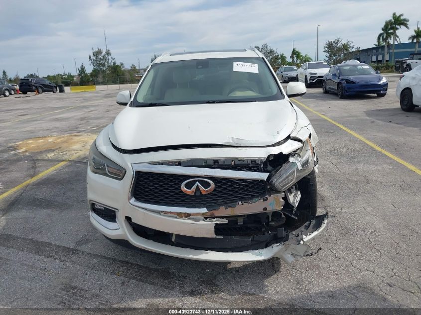 2017 Infiniti Qx60 VIN: 5N1DL0MM1HC502236 Lot: 43923743
